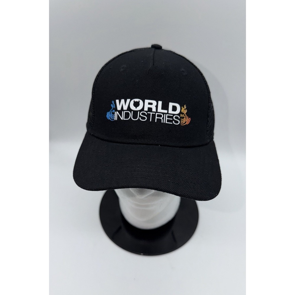 WORLD INDUSTRIES Cap Hat Wet Willy Vs Flameboy Snapback Skateboard NEW NWT